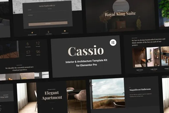 Cassio – Interior & Architecture Elementor Pro Template Kit