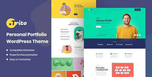 Trito - Personal Portfolio WordPress Theme