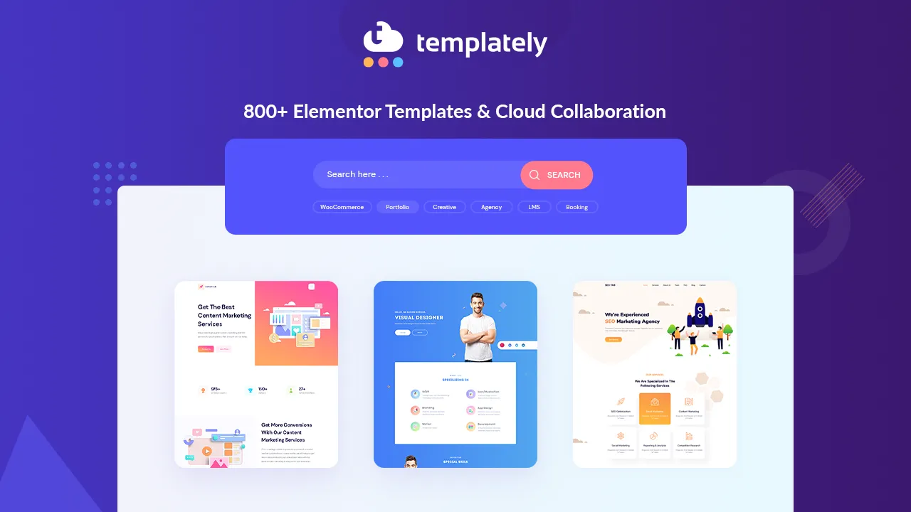 Templately Pro - The Best Elementor and Gutenberg Templates for WordPress & Cloud WorkSpace for 2024 | Lifetime Genuine License Key