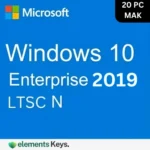Windows 10 Enterprise N LTSC 2019 MAK Key 20 PC