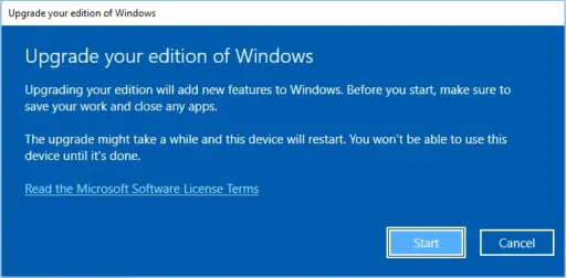 Windows 10 Home Upgrade Pro Retail