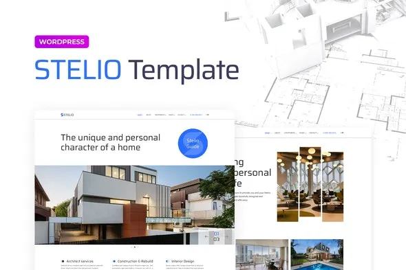 Stelio – Architects & Construction Company Elementor Pro Template