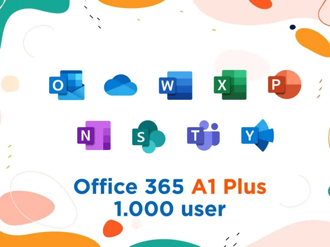 Office 365 A1 Plus Admin 100GB Lifetime 1000 Users