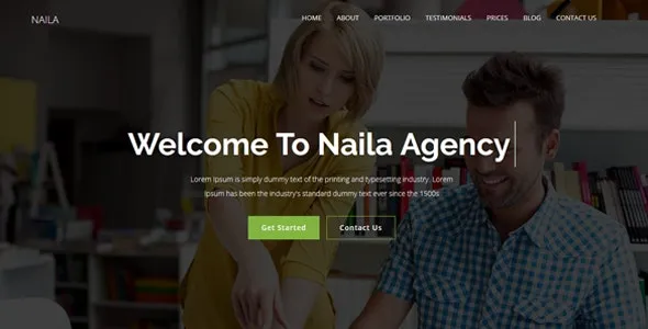 Naila - One Page MultiPurpose WordPress Theme