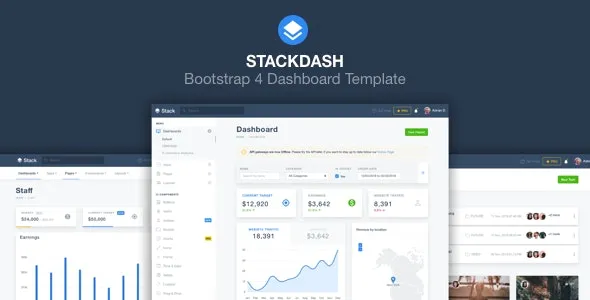 StackDash – Bootstrap 4 Admin Dashboard Theme