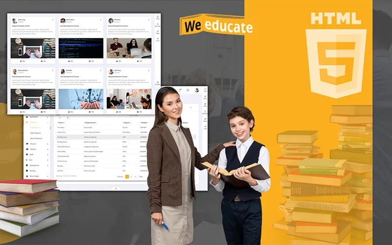 Weeducate Education and E-Learning Admin Template