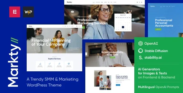 Markty | SMM & Marketing WordPress Theme