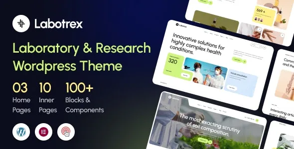 Labotrex - Laboratory & Science Research WordPress Theme