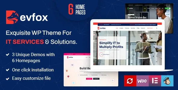 DevFox - IT Solutions and Services WordPress Theme + RTL