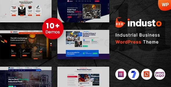 Industo - Industrial Industry Factory WordPress Theme