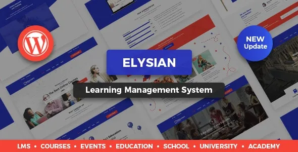 Elysian - WordPress School Theme + LMS