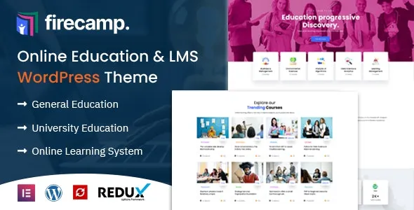 Firecamp - Education WordPress Theme