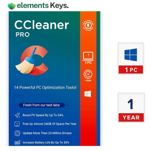 CCleaner Professional 2024 1 PC for 1 Year