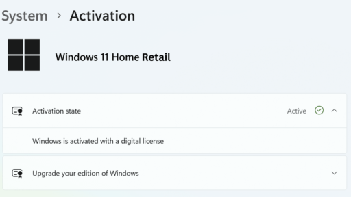 Windows 11 Home Retail