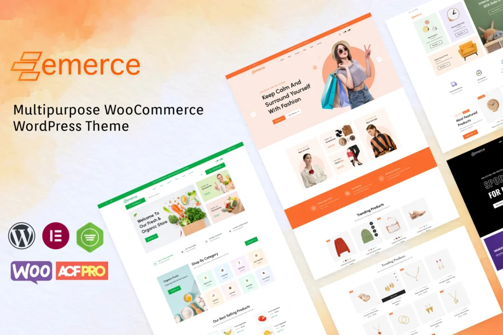 Emerce - Sports and Fashion WooCommerce WordPress Theme