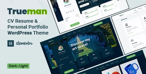 Trueman - Resume WordPress Theme