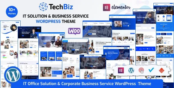 Techbiz - IT Solution & Business Consulting Service WordPress Theme