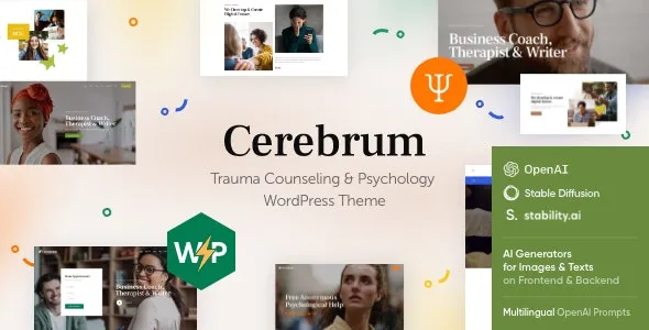 Cerebrum - Counseling & Psychology WordPress Theme