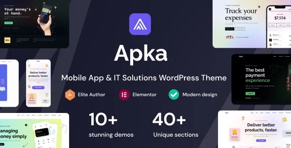 Apka - Mobile App & IT Solutions WordPress Theme