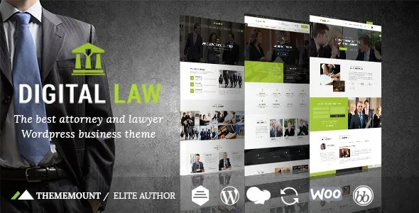 Digital Law | Attorney & Legal Advisor WordPress Theme