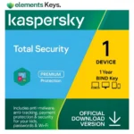 Kaspersky Total Security Bind Key 1 Device 1 Year