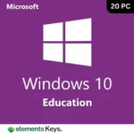 Windows 10 Education Key for 20 User