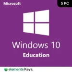 Windows 10 Education Key for 5 User