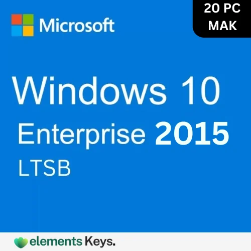 Windows 10 Enterprise LTSB 2015 MAK Key 20 PC – Lifetime Validity