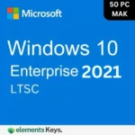 Windows 10 Enterprise LTSC 2021 MAK Key 50 PC – Lifetime Validity