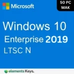 Windows 10 Enterprise N LTSC 2019 MAK Key 50 PC