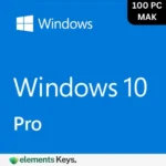 Windows 10 Pro MAK Key 100 PC – Lifetime Validity