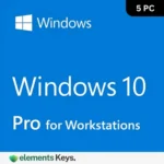 Windows 10 Pro Workstation Key 5 user