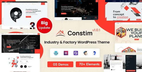 Constim - Industrial, Industry & Factory WordPress Theme