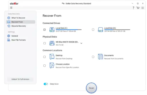 Stellar Data Recovery Standard