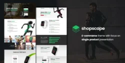 Shopscape - Single Product Presentation WordPress Theme