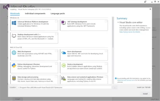 Visual Studio Enterprise 2017