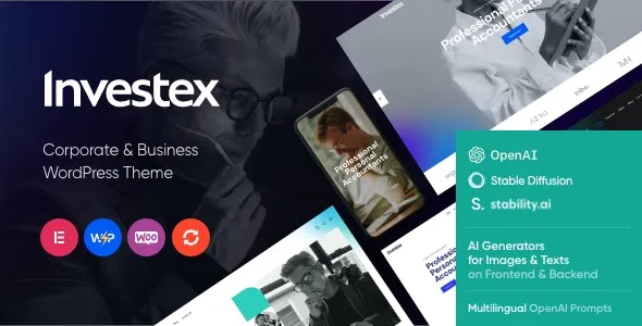 Investex - Corporate & Accounting Theme