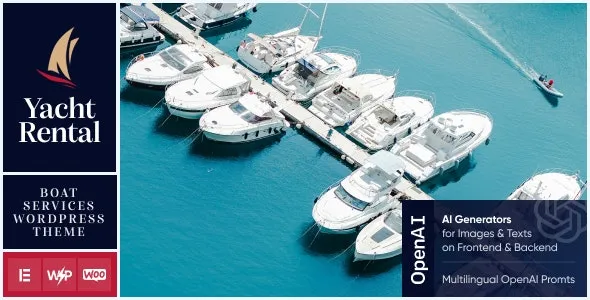 Yacht Rental - Boat Services Theme