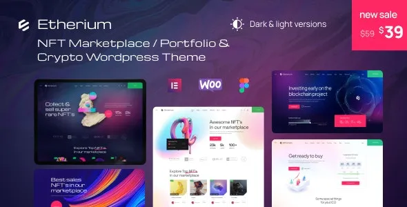 Etherium | NFT Marketplace & Crypto Wordpress Theme