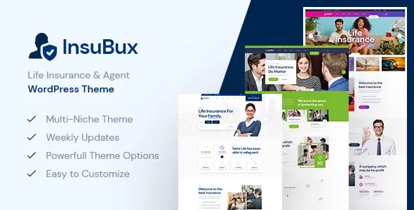 Insubux - Insurance Company WordPress Theme