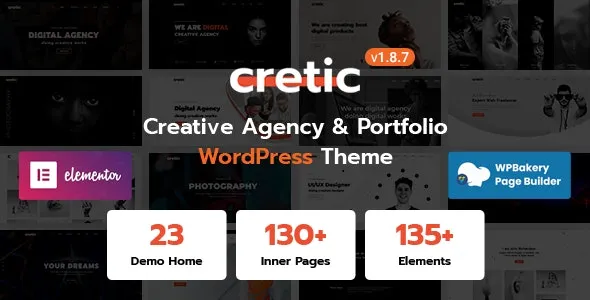 Cretic - Creative Agency WordPress Theme