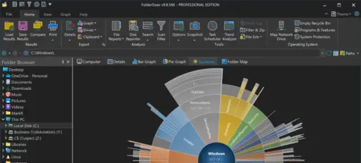 Foldersizes Disk Space Analyzer