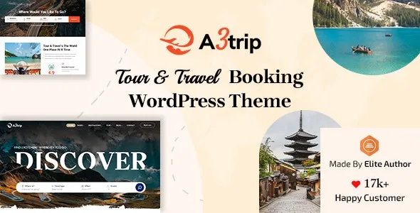 A3trip - Tours & Travels WordPress Theme