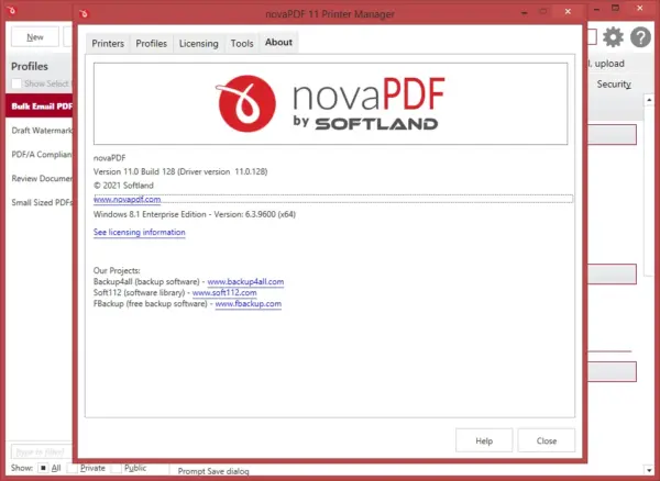 novaPDF Lite 11