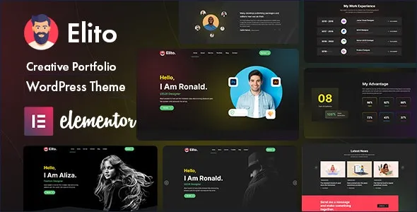 Elito - Creative Portfolio WordPress Theme