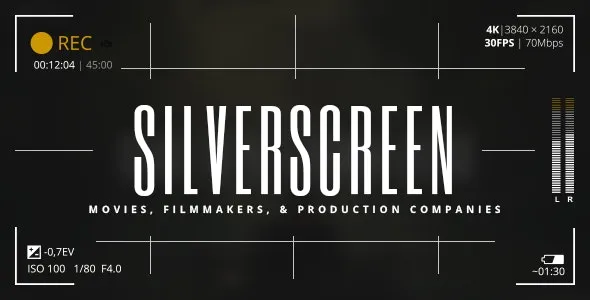 Silverscreen - A Theme for Movies, Filmmakers, and Production Companies