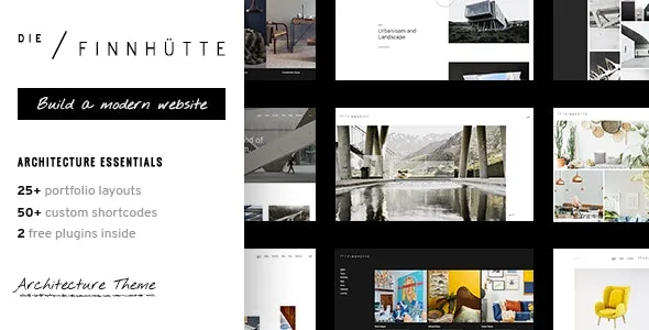 Die Finnhütte - Modern Architecture and Interior Design Theme