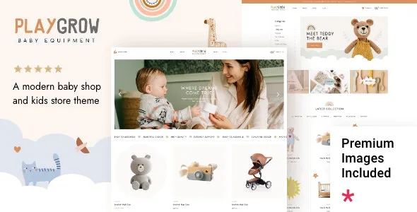 PlayGrow - Baby Shop and Kids Store Theme