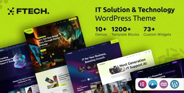 Ftech - IT Solution & Technology WordPress