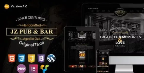 Jz Pub & Bar WordPress Theme